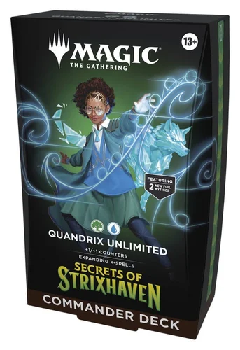 Magic the Gathering Secrets of Strixhaven Commander Deck Quandrix Unlimited English